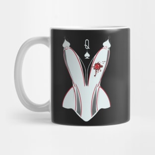 White Spades Queen Mug